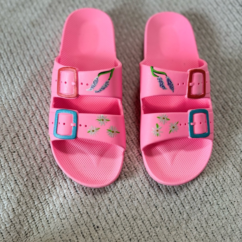 Freedom Moses sandals slide Sugar pink 39/8.5